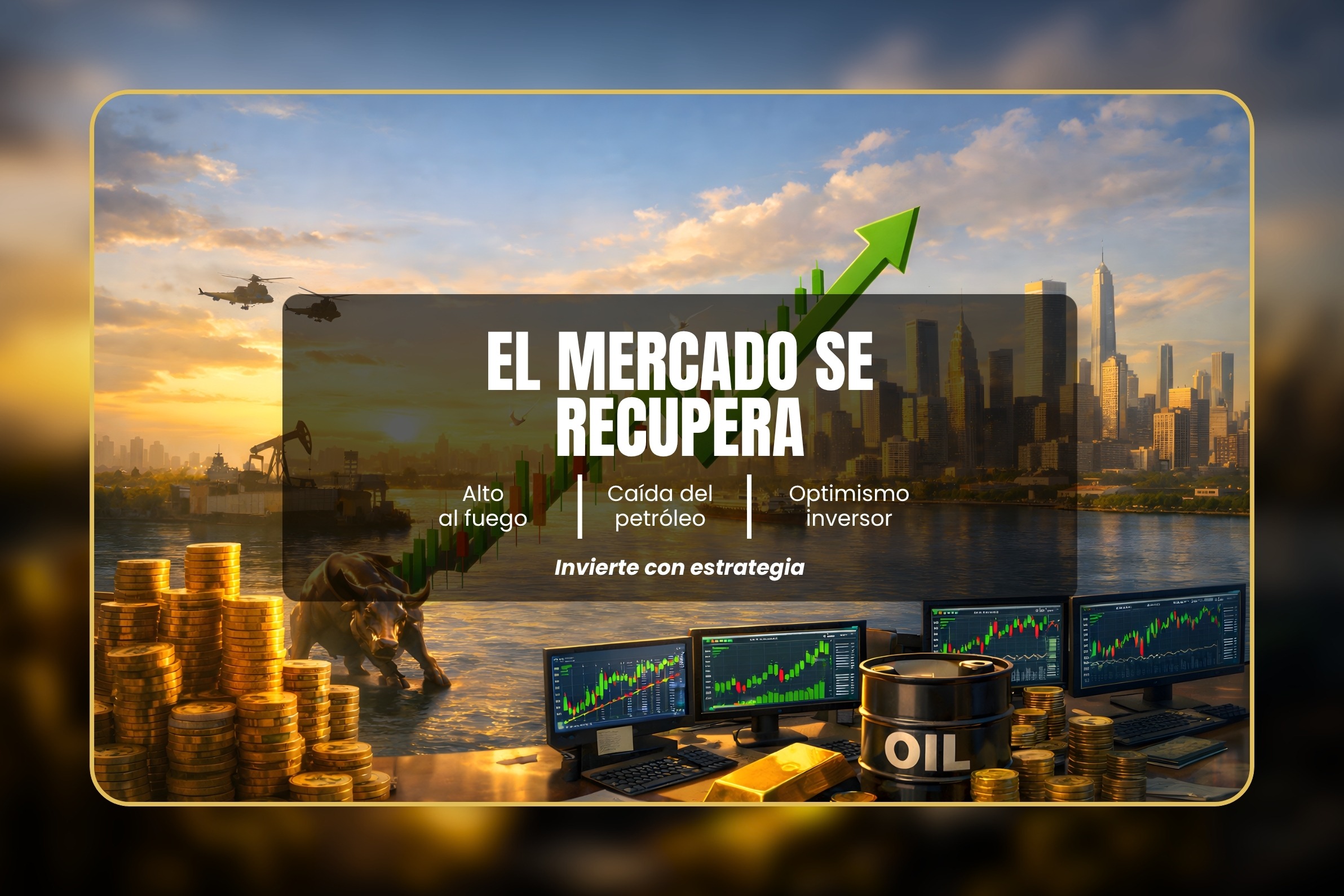 Rebote del Mercado Tras el Alto al Fuego: ¿Qué Significa para los inversionistas?