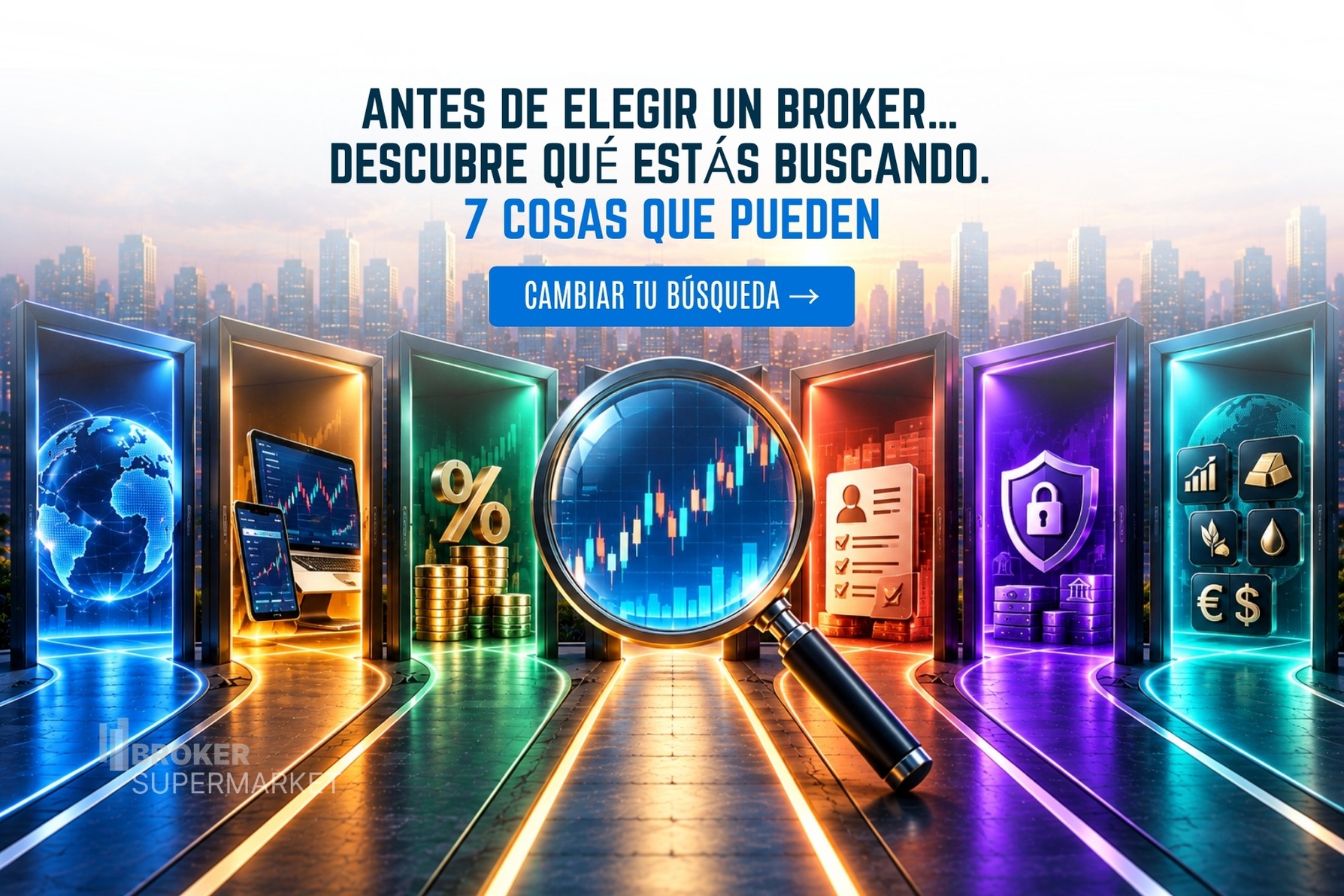El proceso inteligente para elegir un broker: 7 cosas que debes saber antes de elegir