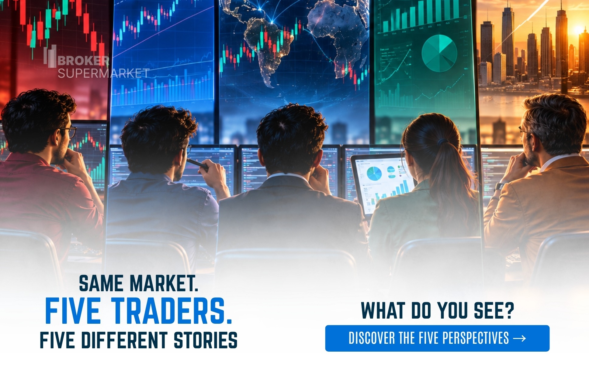 One Market, Five Stories: Why Traders See the Same Market Differently