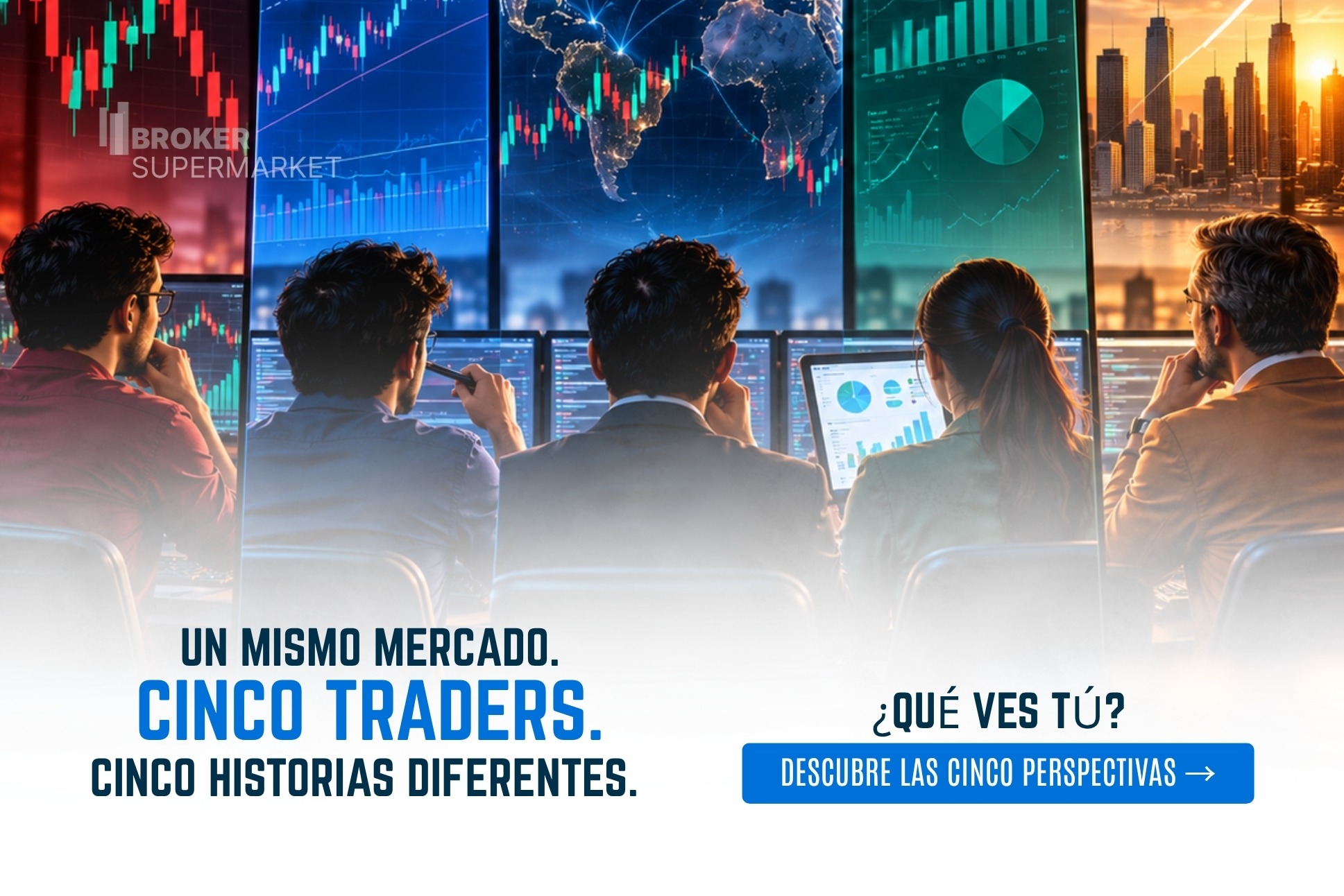 One Market, Five Stories: ¿Por qué los traders ven el mismo mercado de forma diferente?